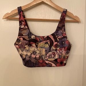 Nike Dri Fit flower sports bra